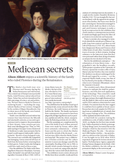 Medicean secrets