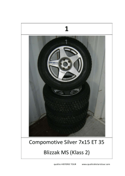 Compomotive Silver 7x15 ET 35 Blizzak MS (Klass 2)