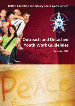 Outreach and detached youth work guidelines