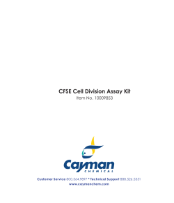 CFSE Cell Division Assay Kit