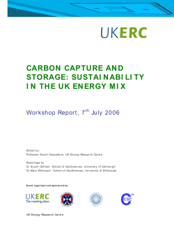 carbon capture and storage
