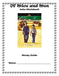 Of Mice and Men - Site Web: Brosseau
