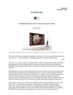 Mutual Art Complicating the Canon of American Land