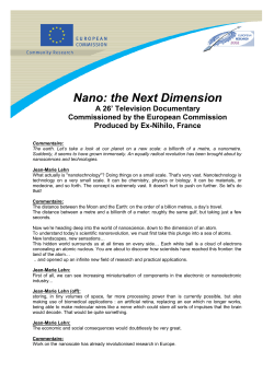 Nano: the Next Dimension
