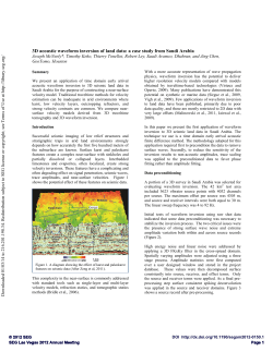 3D acoustic waveform inversion of land data: A case