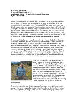 A Passion for Justice - Oregon Society of Physician Assistants