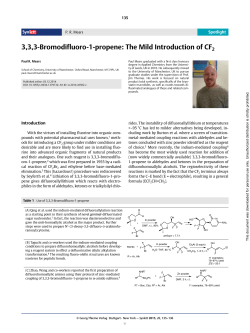 3,3,3-Bromodifluoro-1-propene: The Mild