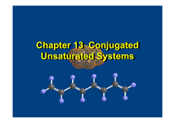 Chapter 13 Conjugated Unsaturated Systems