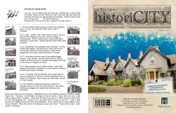 Events to include - Hamilton Historical Board