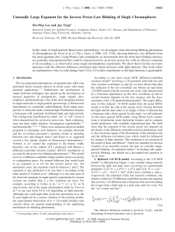Unusually Large Exponent for the Inverse Power-Law