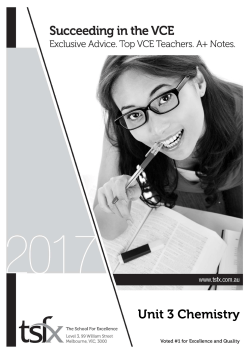 Unit 3 Chemistry