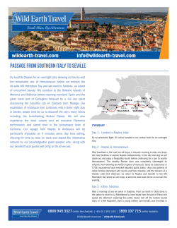 passage from southern italy to seville