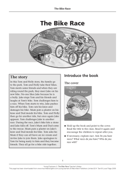 The Bike Race - Macmillan Young Learners