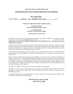 return one copy of bid do not fax bid