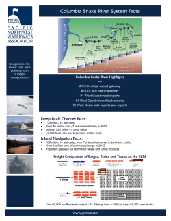 Columbia Snake River System Facts