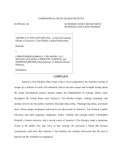 Full complaint &ndash; October 31, 2016 - Why we are suing Christopher