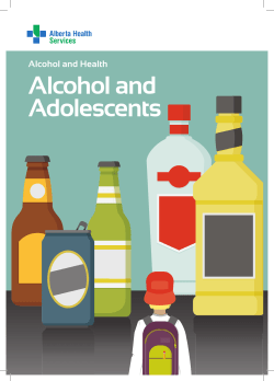 Alcohol and Adolescents - Alberta Health Services