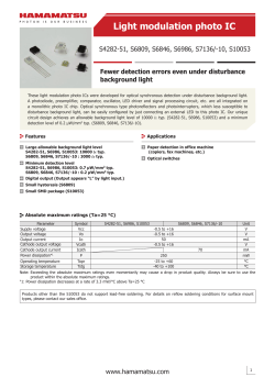 Light modulation photo IC