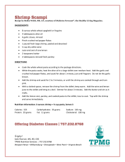 INGREDIENTS • 8 ounces whole wheat spaghetti or linguine • 3