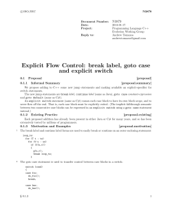Explicit Flow Control - open