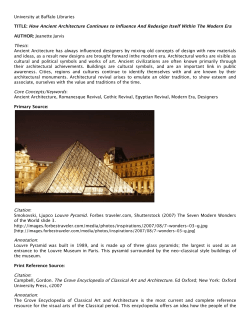 How Ancient Architecture Continues to Influence And Redesign Itself