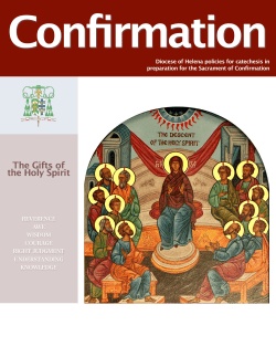 Confirmation Policies Handbook 2012