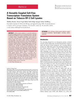 A versatile coupled cell-free transcription