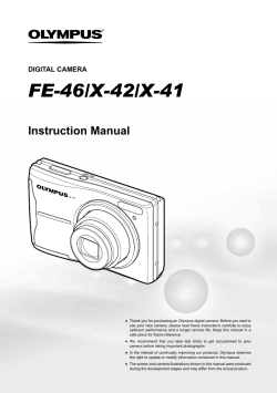 FE-46/X-42/X-41 - Olympus America