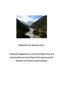 Bhagirathi Eco zone - ZMP comments