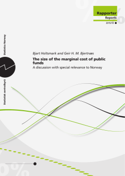 The size of the marginal cost of public funds. A discussion with