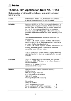 Thermo. Titr. Application Note No. H-113