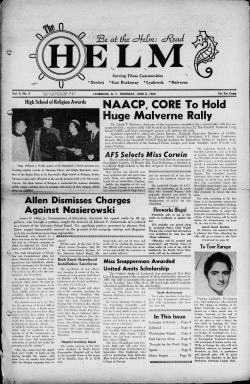 NAACP, CORE To Hold Huge Malverne Rally