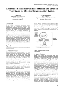 A Framework includes Path based Method and Sandbox