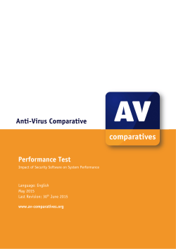 Performance Test May 2015 - AV