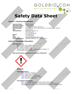 SDS (MSDS) - Lithium Chloride