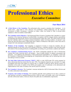 Professional Ethics