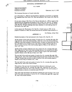Order in Council, OC 516/95