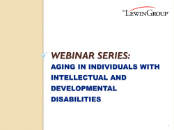 Dementia - Resources for Integrated Care