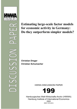 Estimating large-scale factor models for