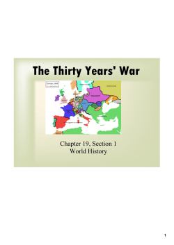 The Thirty Years` War