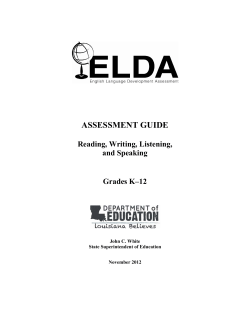 ELDA Assessment Guide