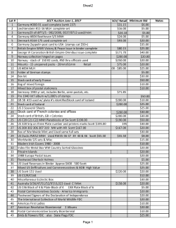 Club Auction - Stamp Collectors` Club of Toledo