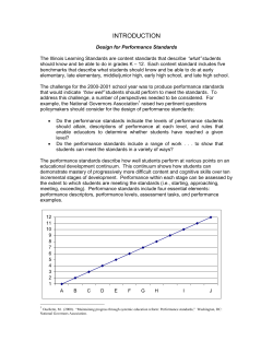 Introduction and Use of Science Descriptors
