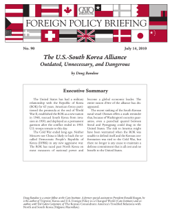 The US-South Korea Alliance
