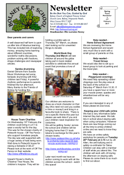 Newsletter - Bolney CE Primary School