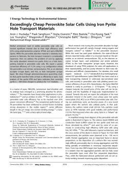Exceedingly Cheap Perovskite Solar Cells Using Iron Pyrite Hole