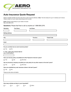 PDF Form - AeroRidge Insurance