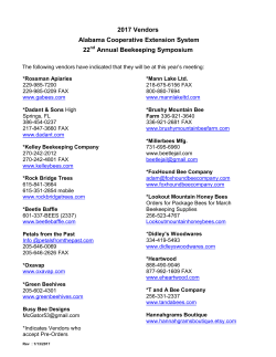 2017 Vendors Alabama Cooperative Extension System 22 Annual