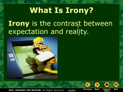 Irony
