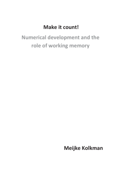 Numerical development and the role of working memory